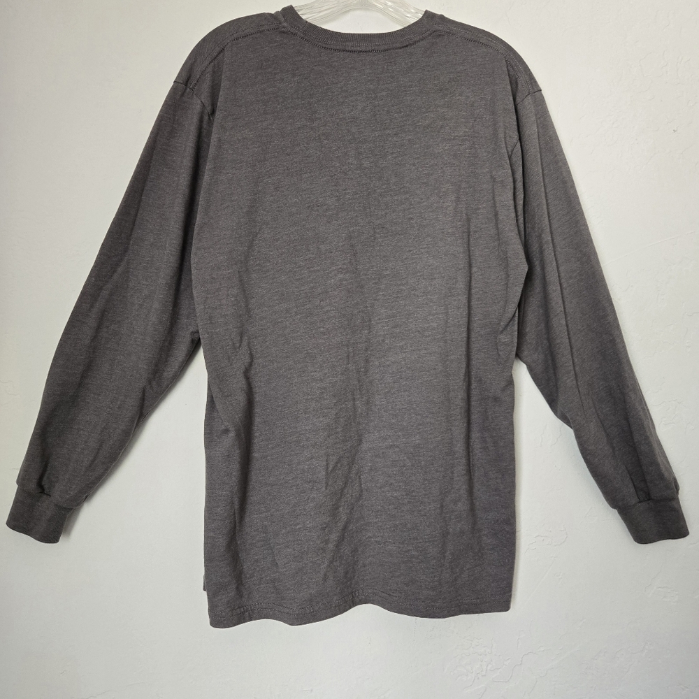 Dark Grey Stormtrooper Long Sleeve Top Sz L - Picture 2 of 3